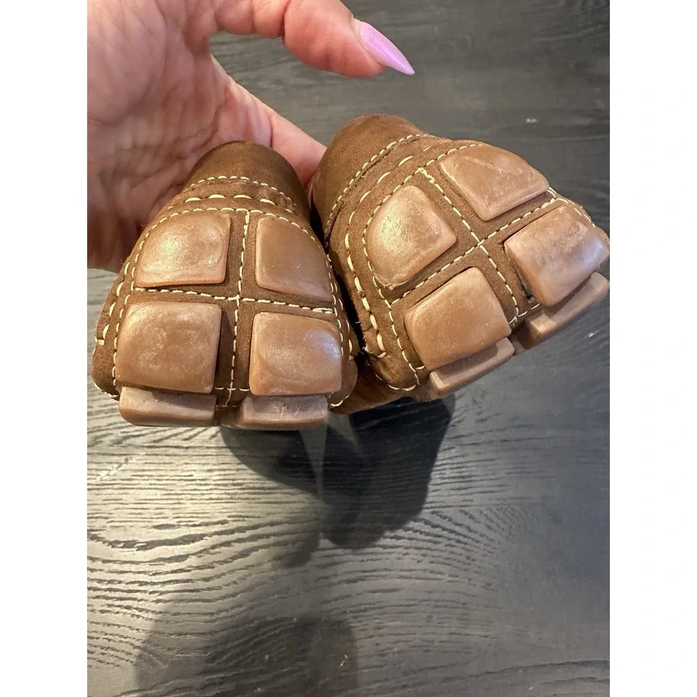 MEN'S 14TH AND UNION HORSE BIT DRIVERS IN DARK BROWN PERFFERATED SIZE 8 - Picture 4 of 11